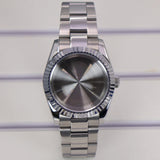 DateJust Watch Case B01 36mm/39mm Fluted Bezel Solid 316L Steel Strap For Seiko NH34 NH35 NH36/38 Miyota 8215 8285Movement
