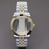 Two Toned Gold/ Rose Gold AIrKing Explorer Watch Case TB03 36mm/39mm High Quality Sapphire Glass For Nh35 Nh36 NH34 NH38 Nh70 Miyota 8215 8285 Movement