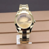PVD Yellow Gold / Rose Gold AIrKing Explorer Watch Case GB03 36mm/39mm Sapphire For Nh35 Nh36 NH34 NH38 Nh70 Miyota 8215 8285 Movement