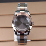 Two Toned Gold/ Rose Gold AIrKing Explorer Watch Case TB03 36mm/39mm High Quality Sapphire Glass For Nh35 Nh36 NH34 NH38 Nh70 Miyota 8215 8285 Movement