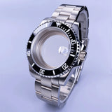 40mm Submariner Watch Case SUB Mod Case Sapphire Crystal 120 Click Fit NH34/NH35/NH36 Movements 10Bar