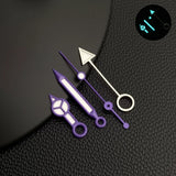 NH34 Blue Green Luminous NH34 GMT Watch Hands Blue Green Red Yellow Watch Pointer for NH34 Movement Pointers Gmt-Needles Mod