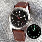 36mm Pilot Watch P03B PT5000 NH35A Automatic Movement Sapphire Customizable
