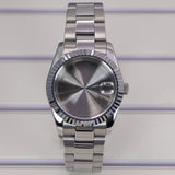 DateJust Watch Case B01 36mm/39mm Fluted Bezel Solid 316L Steel Strap For Seiko NH34 NH35 NH36/38 Miyota 8215 8285Movement