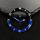 NH35 38mm bezel insert red Hands Watch Hands Blue Green Luminous Red Green Blue Hands For NH35/36/4R/7S Movement Watches Parts