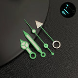 NH34 Blue Green Luminous NH34 GMT Watch Hands Blue Green Red Yellow Watch Pointer for NH34 Movement Pointers Gmt-Needles Mod