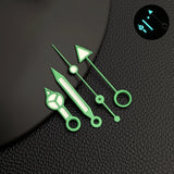 NH34 Blue Green Luminous NH34 GMT Watch Hands Blue Green Red Yellow Watch Pointer for NH34 Movement Pointers Gmt-Needles Mod