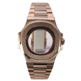 40mm Nautilus Watch Case B05  For Seiko NH35 NH36 NH34 NH38 Movement  Silver Rose Gold Black Sapphire Crystal