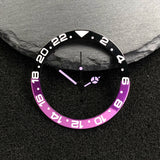 NH35 38mm bezel insert red Hands Watch Hands Blue Green Luminous Red Green Blue Hands For NH35/36/4R/7S Movement Watches Parts