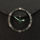 NH35 38mm bezel insert red Hands Watch Hands Blue Green Luminous Red Green Blue Hands For NH35/36/4R/7S Movement Watches Parts