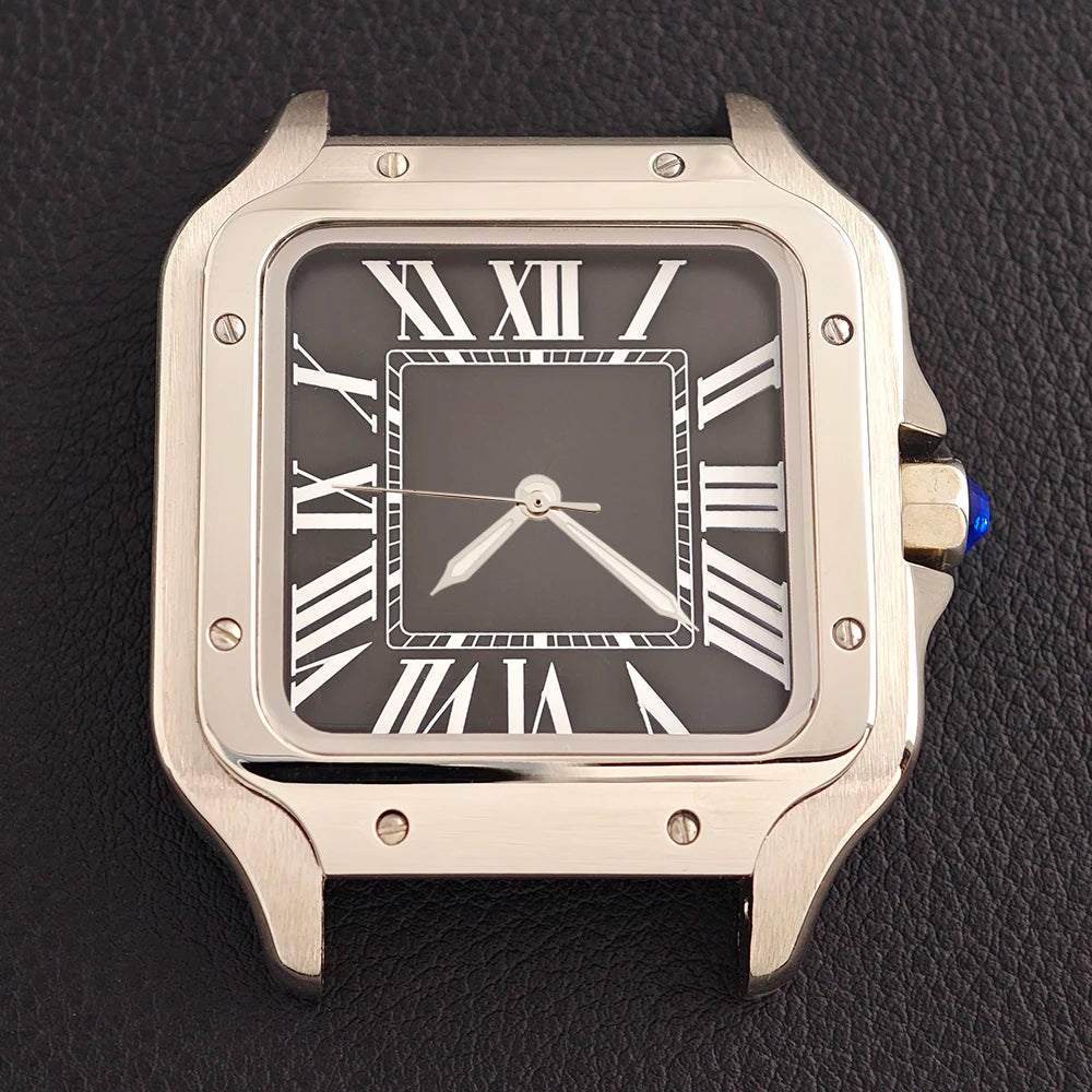 Santos Mod Watch B06A 38mm square watch Japan NH35 Automatic Roman dial 5ATM Sapphire