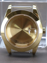 PVD Yellow Gold / Rose Gold AIrKing Explorer Watch Case GB03 36mm/39mm Sapphire For Nh35 Nh36 NH34 NH38 Nh70 Miyota 8215 8285 Movement
