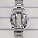 DateJust Watch Case B01 36mm/39mm Fluted Bezel Solid 316L Steel Strap For Seiko NH34 NH35 NH36/38 Miyota 8215 8285Movement