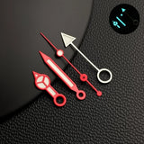 NH34 Blue Green Luminous NH34 GMT Watch Hands Blue Green Red Yellow Watch Pointer for NH34 Movement Pointers Gmt-Needles Mod