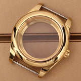 Oyster Perpetual Watch Case B04 36mm/39mm Sapphire f For NH35 NH36 NH38 4R36 Miyota 8215 8285Movement Gold Rose Two Tone Silver