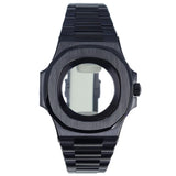 40mm Nautilus Watch Case B05  For Seiko NH35 NH36 NH34 NH38 Movement  Silver Rose Gold Black Sapphire Crystal