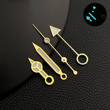 NH34 Blue Green Luminous NH34 GMT Watch Hands Blue Green Red Yellow Watch Pointer for NH34 Movement Pointers Gmt-Needles Mod
