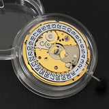 Genuine H.K PT5000 Automatic Movement Gold/Silver Version High Accuracy 25 Jewels