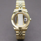 PVD Yellow Gold / Rose Gold AIrKing Explorer Watch Case GB03 36mm/39mm Sapphire For Nh35 Nh36 NH34 NH38 Nh70 Miyota 8215 8285 Movement