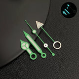 NH34 Blue Green Luminous NH34 GMT Watch Hands Blue Green Red Yellow Watch Pointer for NH34 Movement Pointers Gmt-Needles Mod