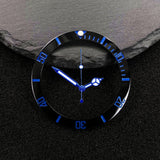 NH35 38mm bezel insert red Hands Watch Hands Blue Green Luminous Red Green Blue Hands For NH35/36/4R/7S Movement Watches Parts