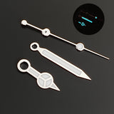 NH35 Hands Silver Rose Gold Watch Hands Blue Green Luminous Red Green Blue Hands For NH35/36/4R/7S Movement Watches Pointers