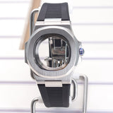 40mm Nautilus Watch Case B05  For Seiko NH35 NH36 NH34 NH38 Movement  Silver Rose Gold Black Sapphire Crystal