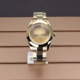 PVD Yellow Gold / Rose Gold AIrKing Explorer Watch Case GB03 36mm/39mm Sapphire For Nh35 Nh36 NH34 NH38 Nh70 Miyota 8215 8285 Movement