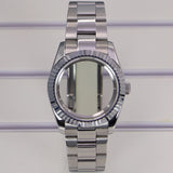 DateJust Watch Case B01 36mm/39mm Fluted Bezel Solid 316L Steel Strap For Seiko NH34 NH35 NH36/38 Miyota 8215 8285Movement