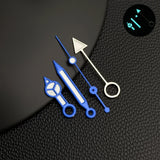 NH34 Blue Green Luminous NH34 GMT Watch Hands Blue Green Red Yellow Watch Pointer for NH34 Movement Pointers Gmt-Needles Mod