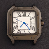 Santos Mod Watch B06A 38mm square watch Japan NH35 Automatic Roman dial 5ATM Sapphire