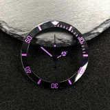 NH35 38mm bezel insert red Hands Watch Hands Blue Green Luminous Red Green Blue Hands For NH35/36/4R/7S Movement Watches Parts