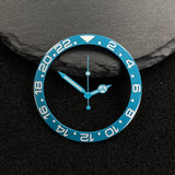 NH35 38mm bezel insert red Hands Watch Hands Blue Green Luminous Red Green Blue Hands For NH35/36/4R/7S Movement Watches Parts